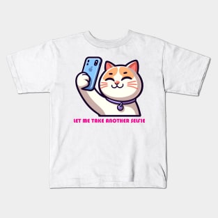 Cat Selfie Kids T-Shirt